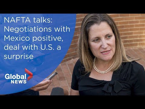 LIVE: Canadian officials optimistic on NAFTA deal