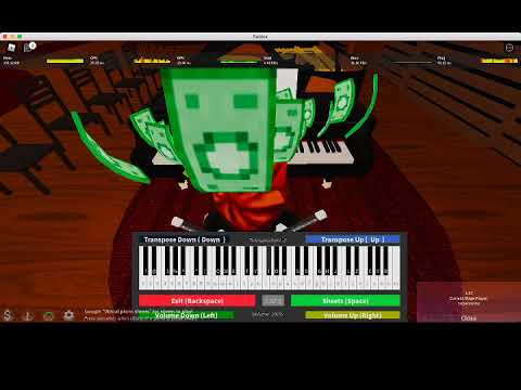 Roblox Coffin Dance Piano 07 2021 - sheet music for the wild west roblox game