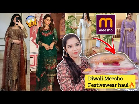 WOW😱🔥MEESHO FESTIVEWEAR Kurti dress | MEESHO TRENDING dress |Meesho latest Kurti Shopping haul Tamil