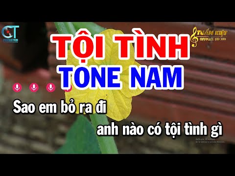 Karaoke Tội Tình Tone Nam ( Bbm ) Nhạc Sống Phối Mới Dễ Hát || Karaoke Tuấn Kiệt
