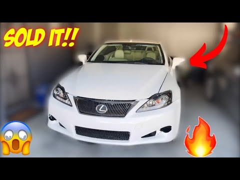 PART 3 MY WRECKED CONVERTIBLE LEXUS IS350  I REBUILT FROM COPART HAS SOLD