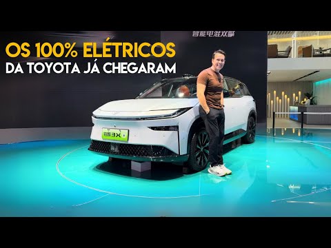 Os 100% elétricos da Toyota já chegaram