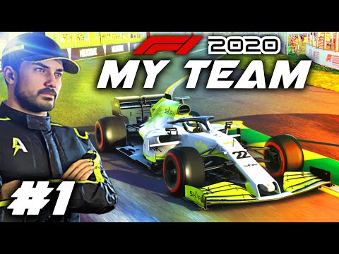 F1 2020 MY TEAM CAREER Part 1: Our Journey Begins in F1 for our 'Create A Team' Career Mode!