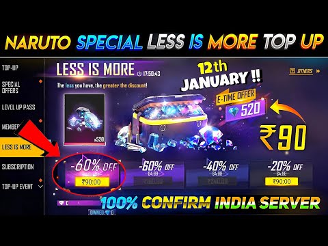 January Special Less Is More Event 😮🥳| Free Fire New Event | Ff New Event| New Event Free Fire