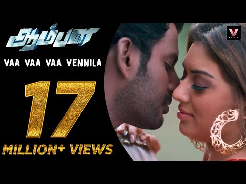 Vaa Vaa Vaa Vennila - Official Video Song | Aambala | Vishal,Hansika | Sundar C | Hiphop Tamizha