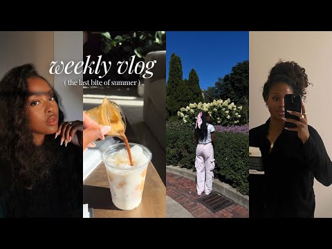 VLOG | the last bite of summer ..taking a break, slow living, preparing for Fall, family time ♡