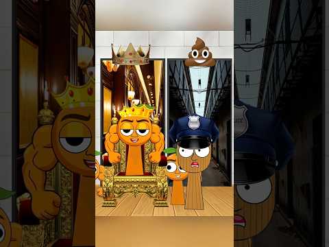 POV Udin din and Ballerina Cappuccino want to get into the rich room, but… | Incredibox Sprunki