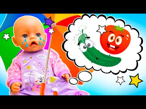 Faisons de la soupe aux légumes pour Baby Born ! 🍲 Histoires de Maya et Lina pour enfants