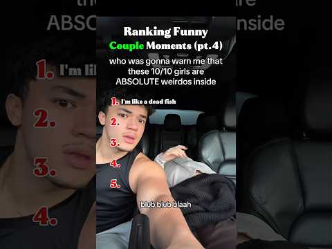 Ranking Funny Couple Moments (pt.4) #couple #funnyvideo #ranking