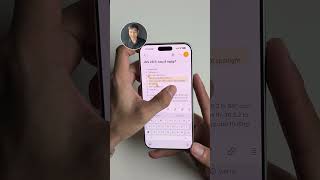 Nhấn và giữ chọn văn bản trên iPhone