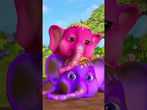 Ek Mota Hathi Jhoom ke Chala I Part 4 | Hindi Nursery Rhymes Cartoon | Jamure Kids