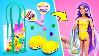 Desde trajes de baño hasta un catamarán: ¡el día de playa más ingenioso de Barbie! 🚤🌞