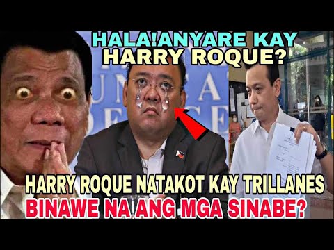 Hala ka!!! Harry roque Natakot Kay dating Sen.Antonio trillanes?maiiyak na?