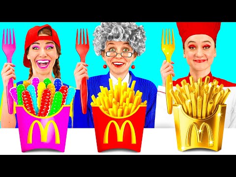 Reto De Cocina Yo vs Abuela | Guerra de Cocina Divertida de 4Teen Challenge