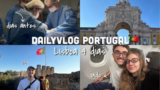 4 dias em Lisboa com a gente - Indo, avião, passeando e saindo