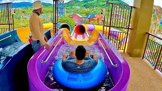 The Sliding Rocks Slide at Andamanda Phuket #waterpark