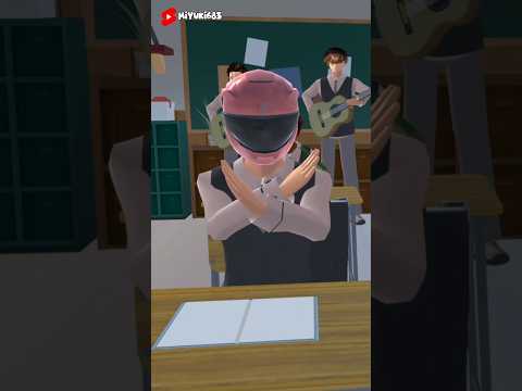 Cowok yang suka pake Helm🗿 i #sakuraschoolsimulator #sakura #sakurass