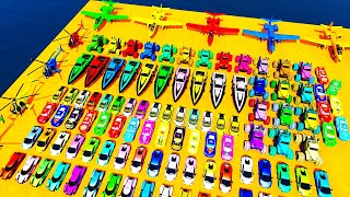 GTA V Mod Stunt Map Car Racing Challenge By SPIDER-MAN With Amazing Super Car Off Road and Sea Shark