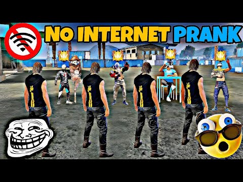 BEST OVERCONFIDENCE NO INTERNET PRANK || GARENA FREE FIRE