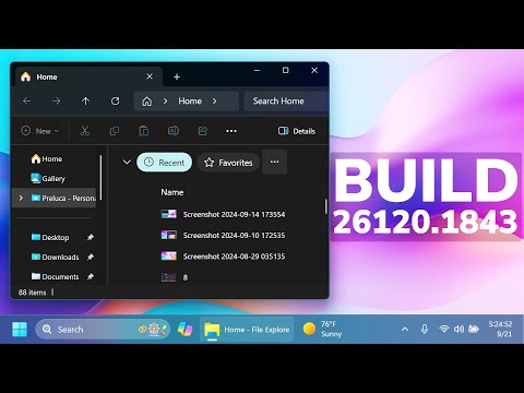 New Windows 11 Build 26120.1843 – New Taskbar, Start Menu, File Explorer Changes and Fixes (Dev)