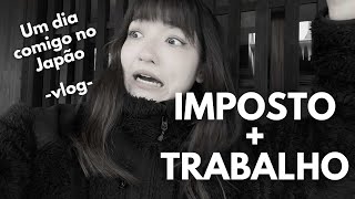 【VLOG】Um dia normal no Japão/ Trabalho/ Compra/ Imposto/ Comida/Vida no Japão