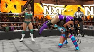 WWE 2K24 NXT TAG TEAM CHAMPIONSHIP QUALIFYING MATCH - LOLA & ELEKTRA VS CHOO & LI