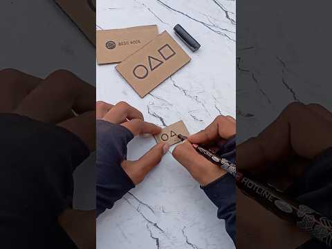 SQUID GAME MINI 🤏🏻😅 CARD 💳 // Spell Of Drawing #spellofdrawing #squidgame #drawing #squidgamecard