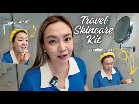 MY TRAVEL SKINCARE KIT! AS SOMEONE NA HINDI MADALAS MAGPADERMA..