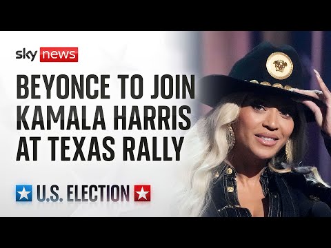 Watch live: Beyoncé to appear alongside Kamala Harris at Texas rally
