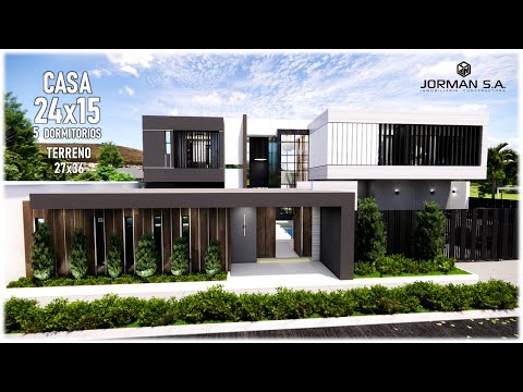 Luxury Modern Home Design | 24x15  2Storey | Jorman HomeDesigns