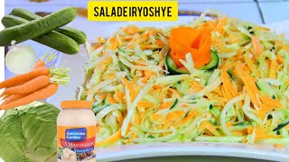 SALADE WARYA NTIWIRIRWE UGIRA IKINDI URYA //SALAD IFASHA KUGANYA IBIRO NO KUGIRA URUHU RWIZA/HEALTHY