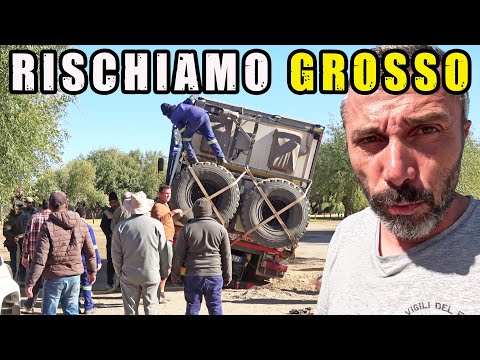 Provano a SALVARCI 😵‍💫 Il CAMPER RISCHIA DI RIBALTARSI 😵 Giro del mondo in camper 4x4