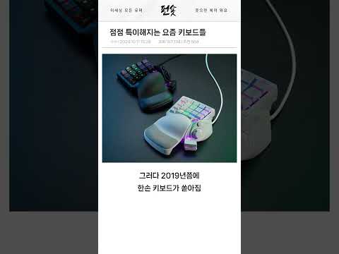점점 특이해지는 요즘 키보드들.jpg