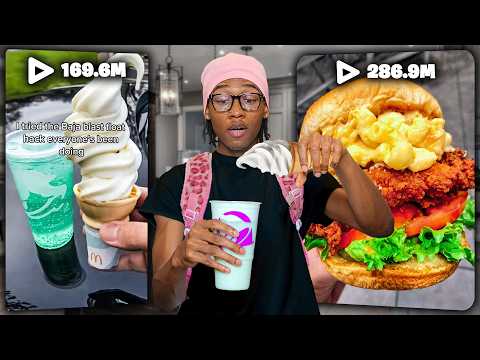 I Tested the MOST VIEWED TikTok FAST FOOD Combinations! 🍔🍟