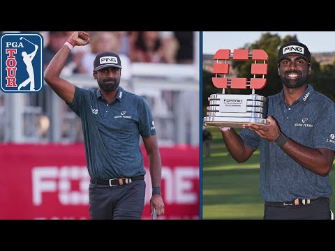 Every shot from Sahith Theegala’s win at 2023 Fortinet Championship | 2023