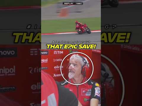 Gigi Dall’Igna Smiles at Marquez’s Incredible Save in Mandalika #shortvideo