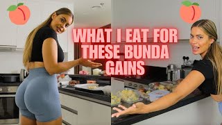 What I eat for the BUNDA gains | Let's Meal Prep Easy