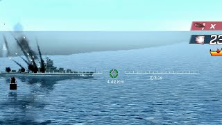 USS NEW Mexico VS USS NEW Mexico epic duel (this ship is a tank!!)