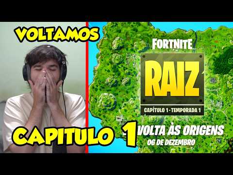 O CAPÍTULO 1 VOLTOU PRA SEMPRE !!! (mapa antigo) 🔥🔥🔥 - Fortnite
