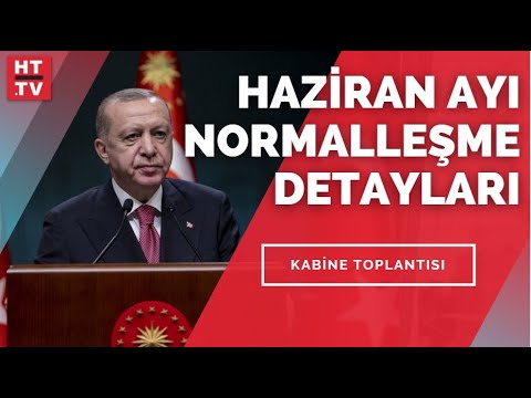 Cumhurbaşkanı Erdoğan yeni normalleşme detaylarını açıklıyor… #CANLI