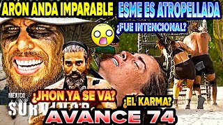 ESMERALDA SUFRE G0LPE💥 JHON PODRÍA SALIR😱 ALIANSAS Y COMPLOTS 73 avance 74 #Survivor México 2025