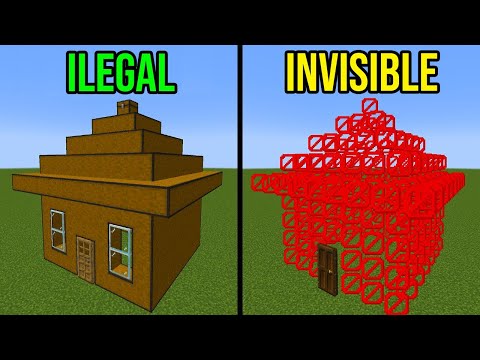 Casas ILEGALES en MINECRAFT!