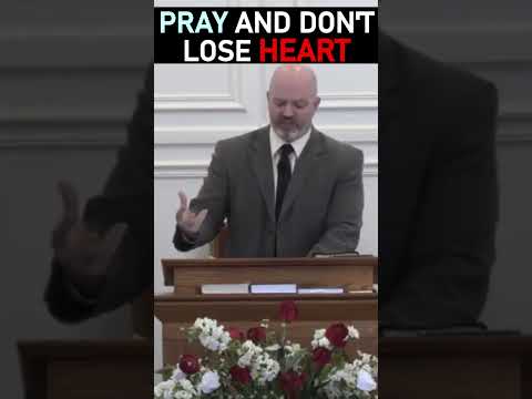 Pray & Dont Lose Heart - Pastor Patrick Hines Sermon #shorts #prayer #praying #prayers #JesusChrist