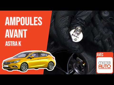 Changer les Ampoules d'éclairage avant Astra K 💡