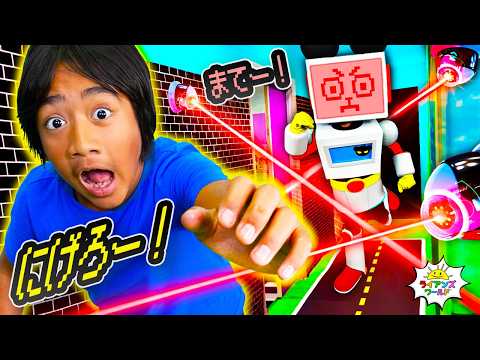 ロボットが暴走して大惨事に…逃げろー！！😱🤖