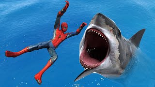 GTA 5 Epic Ragdolls Spiderman Compilation #77 (Jumps/Falls, Funny Moments)