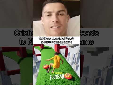 Cristiano Ronaldo Reacts to this New Football Game #cristianoronaldo #cr7 #football #ronaldo #fyp