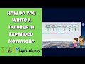 Understanding Expanded Notation Concepts