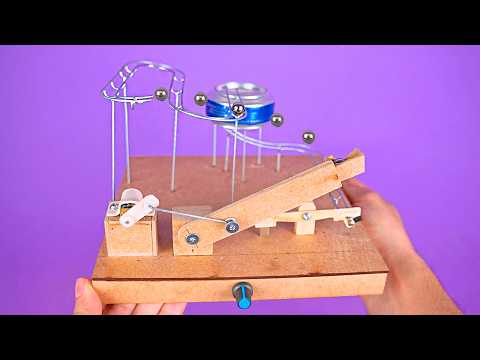 Amazing DIY Marble Machine made com Recycled Materials