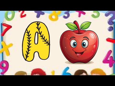 preschool and toddler learning video | phonics sounds | a for apple b for ball | #toddlers #kids  12